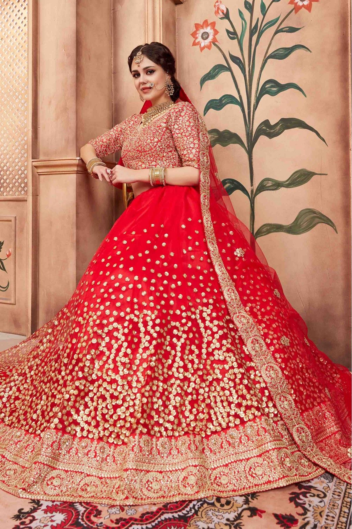 Function Wear Mustard Sequence Lehenga Choli – Cygnus Fashion