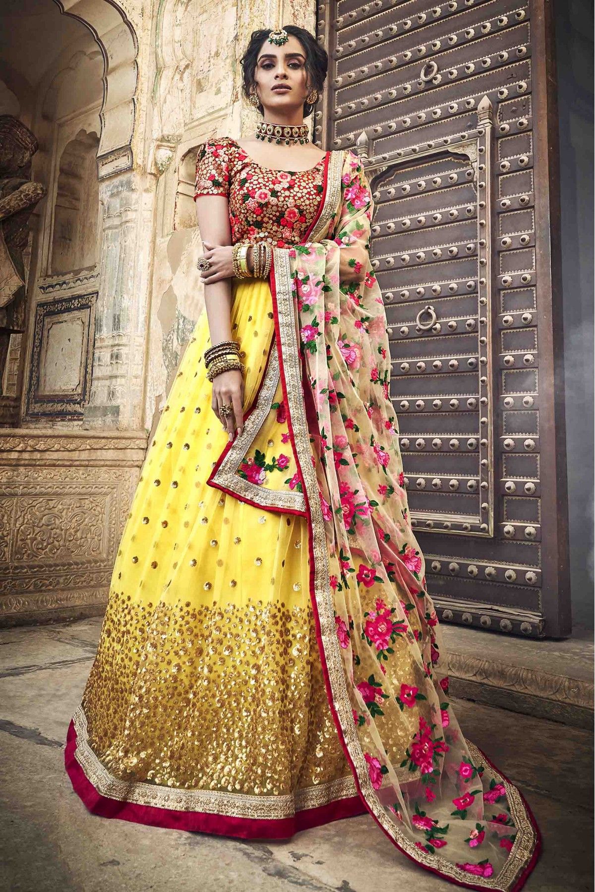 Catchy Pink Lehenga Choli – Fashionous