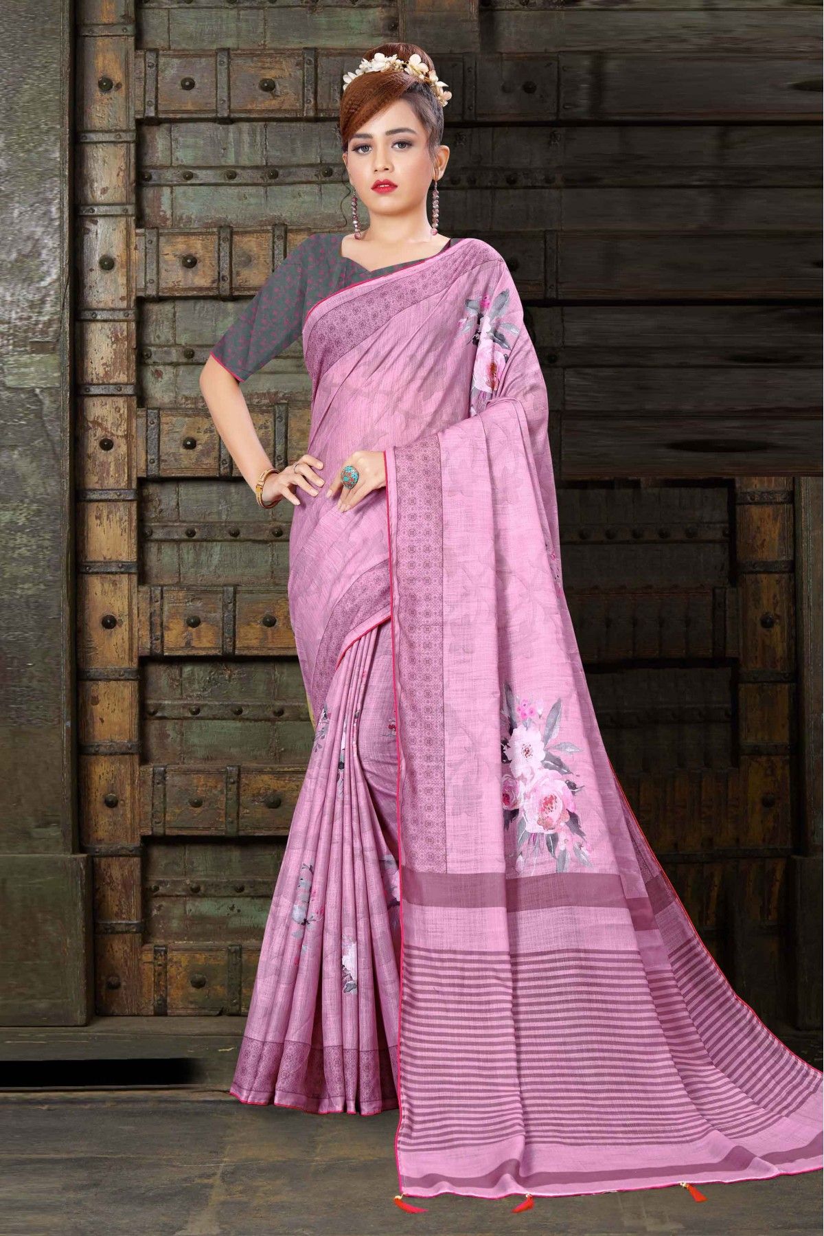 Phulia Cotton Saree at best price in Kolkata by Balaji Saree Emporium | ID:  4889943662