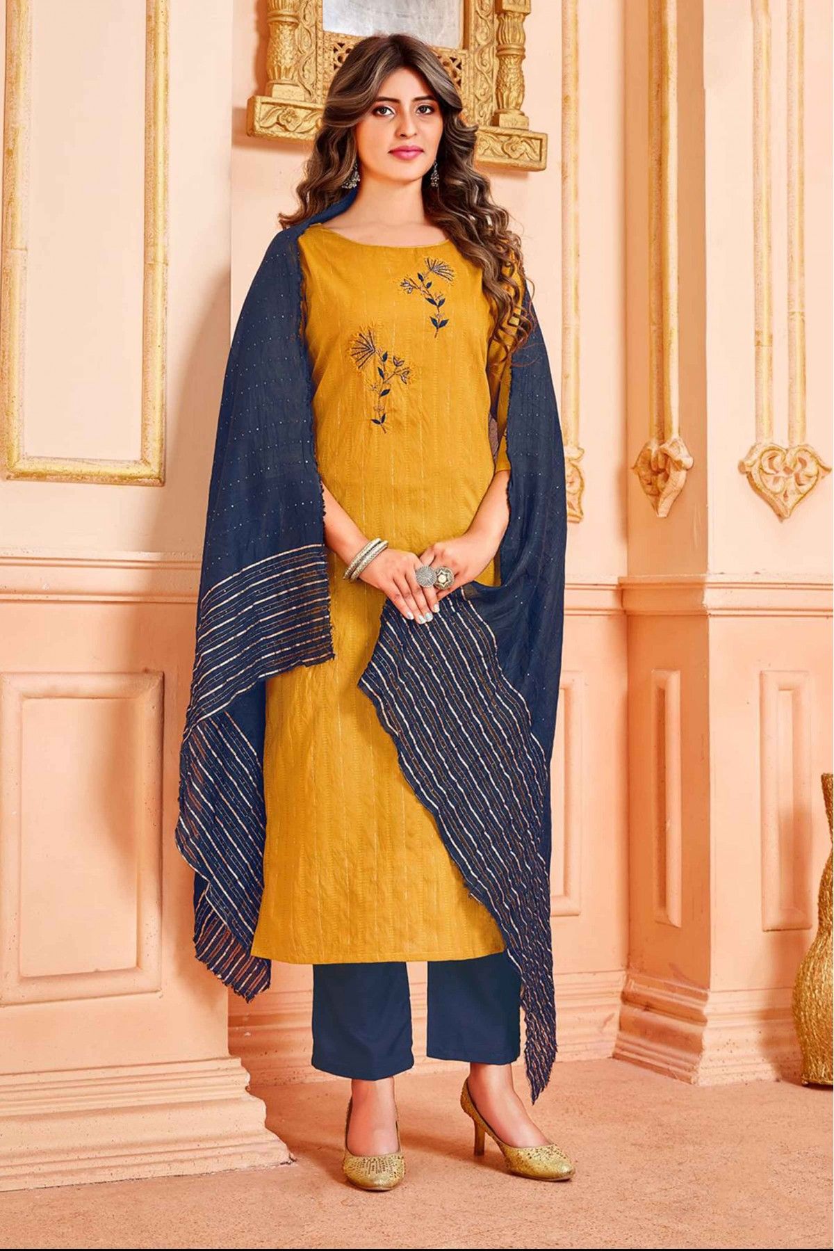 Buy Handloom Cotton Multi Colour Fancy Jodhpuri Suit Online : 241208 -