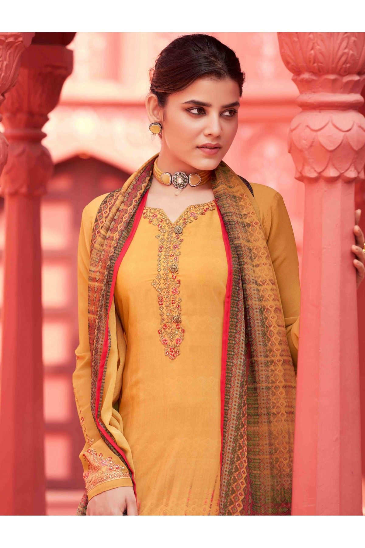 Designer Neck Design For Suit | Punjaban Designer Boutique