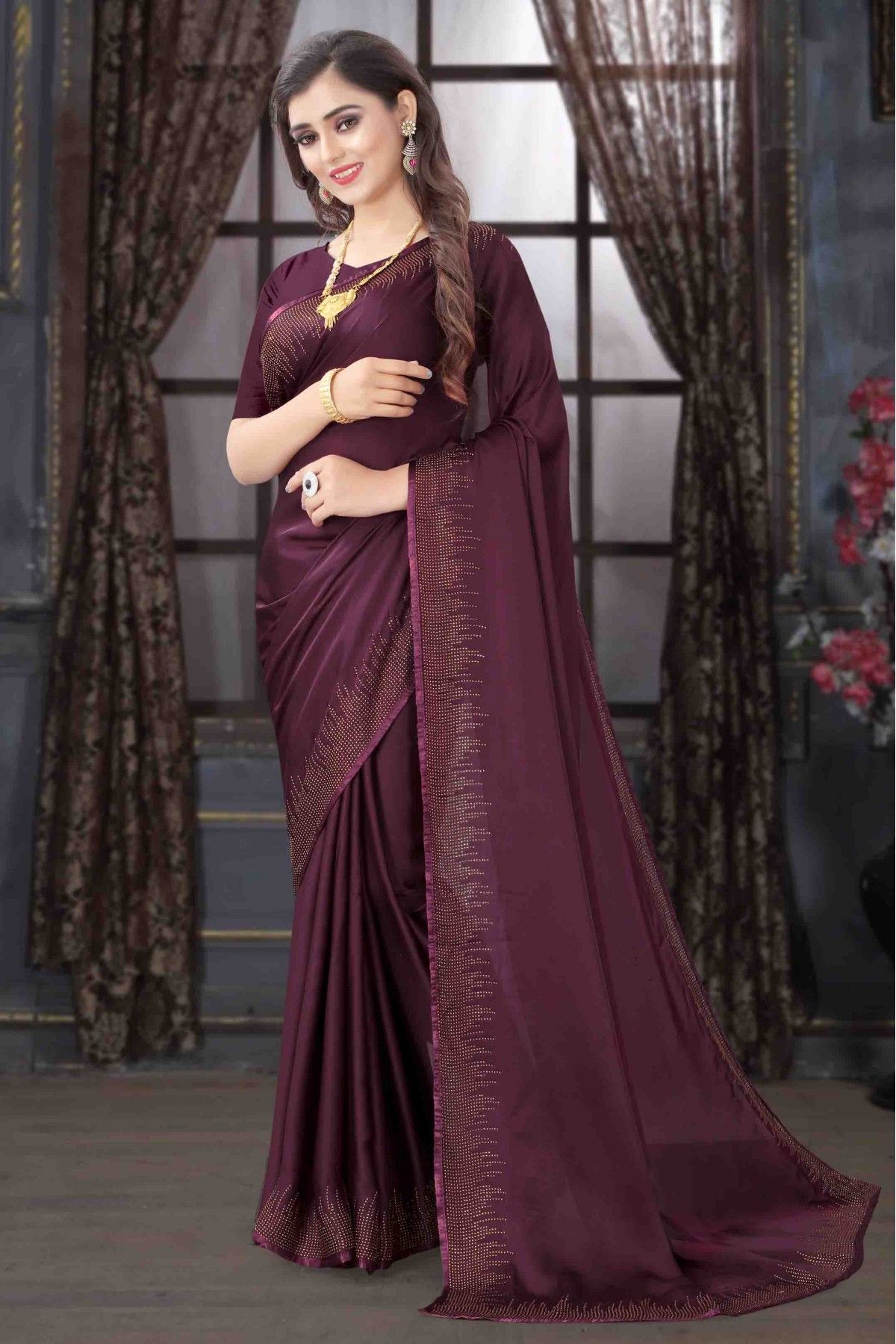 Kalaniketan Designer Sarees Online Shopping USA, Indian Designer Fancy Sari  Blouses for Wedding: Maroon