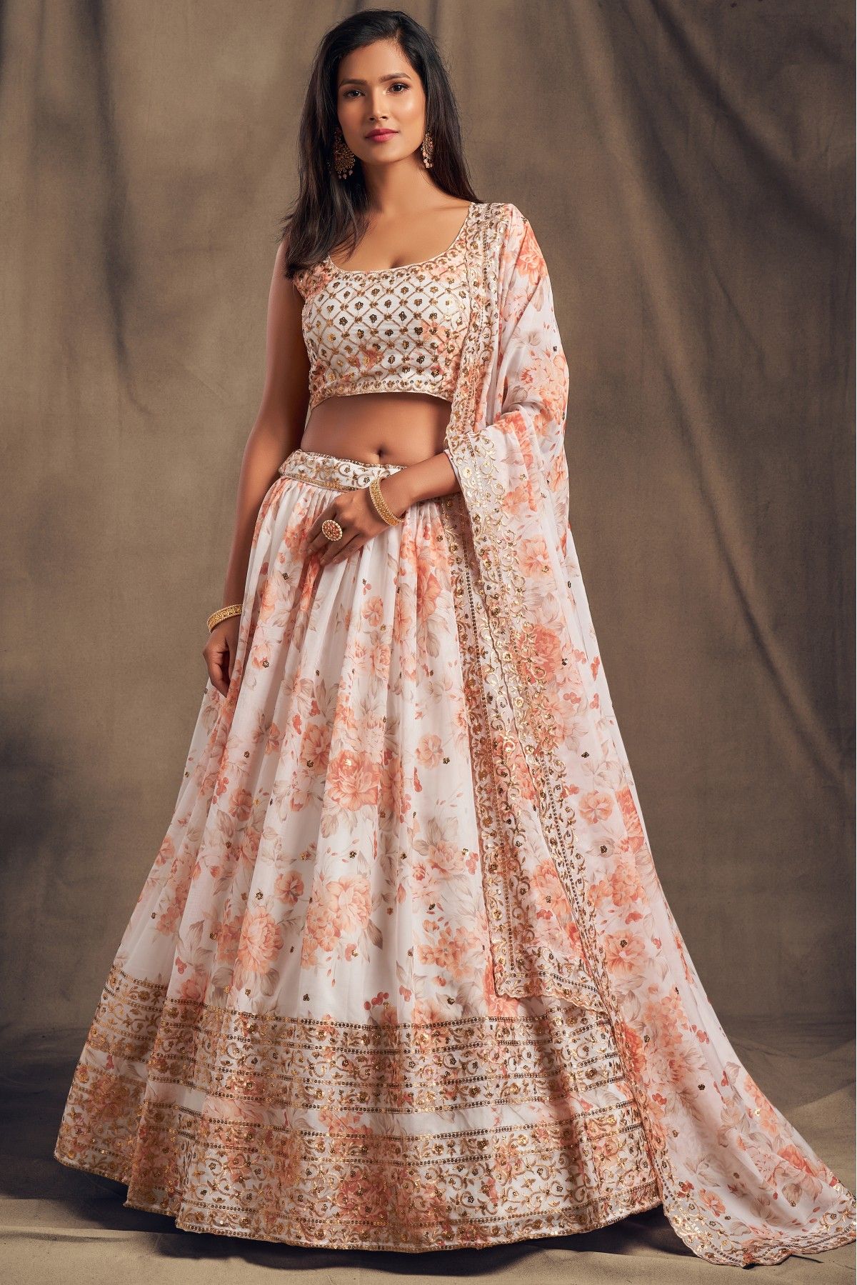 Trending White Color Lehenga Choli For Wedding – Joshindia