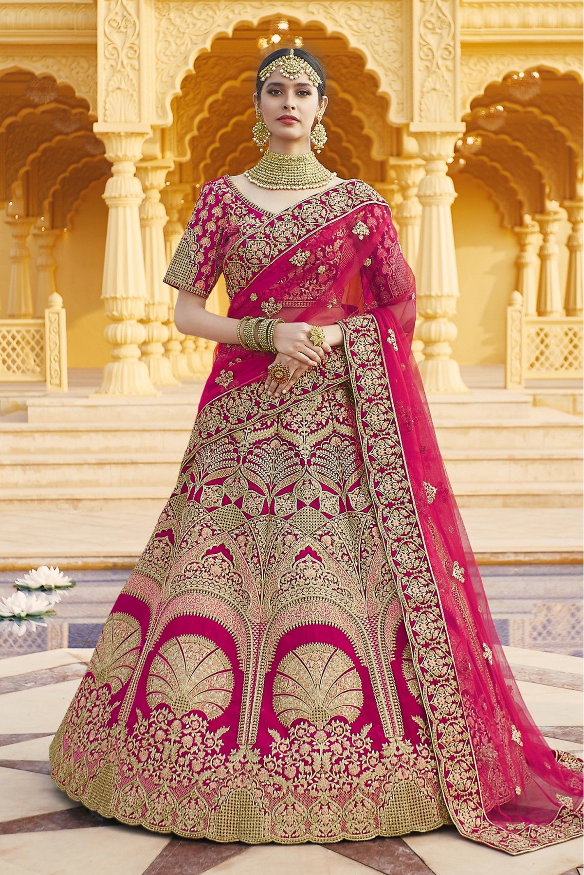 Pink Color Bridal Lehenga (Product Code -Pakistani Wedding Dress 48) – Lady  Selection Inc