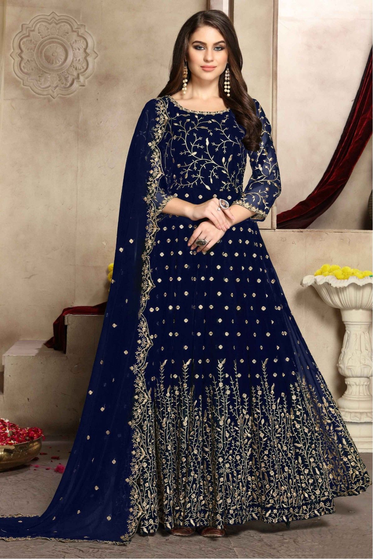 Anarkali deals dress 2018