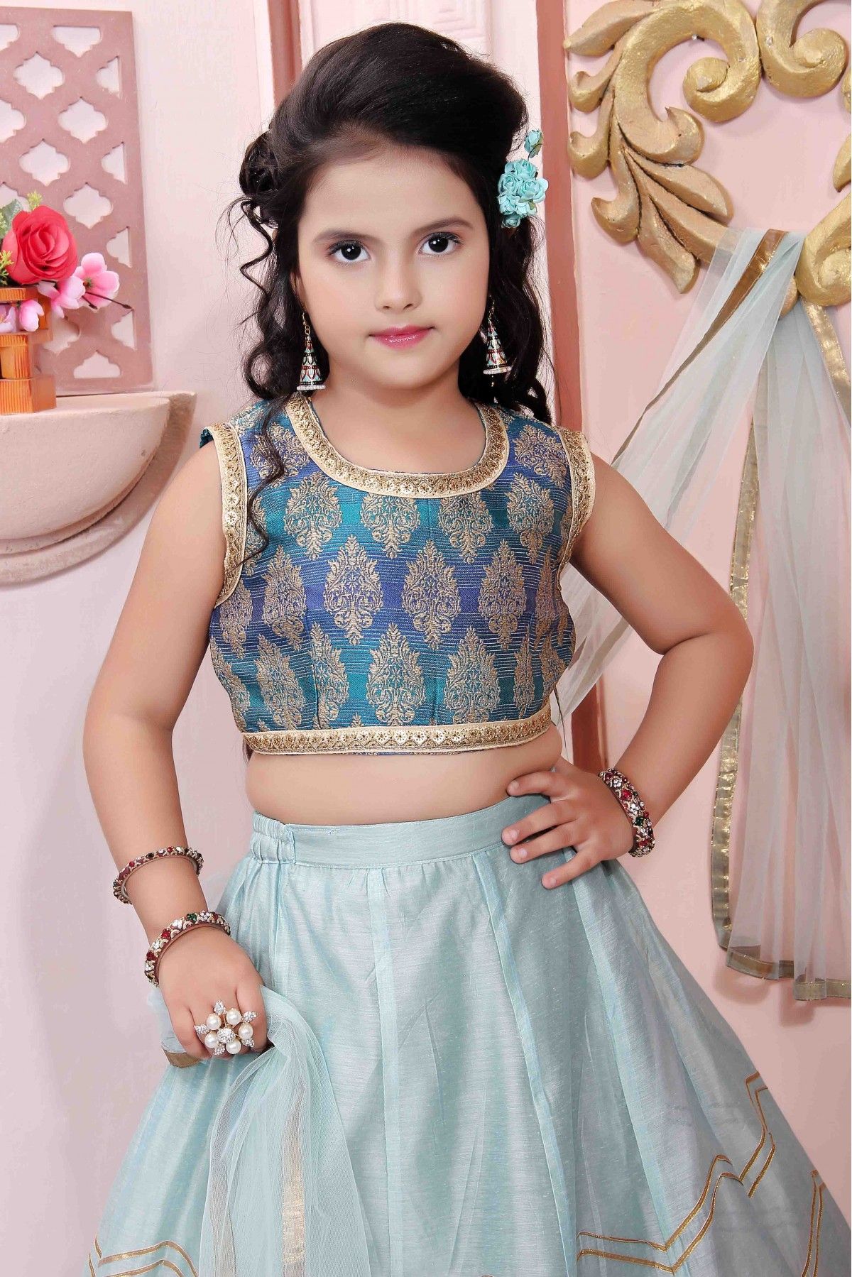 New Born Baby Wear, Festival Dress, Girl Lehenga Choli, Designer Indian  Pavadai | eBay