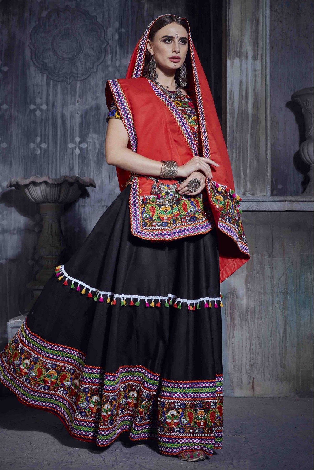 Beautiful Designer Pure Cotton Lehenga Choli with Gajji Silk Dupatta