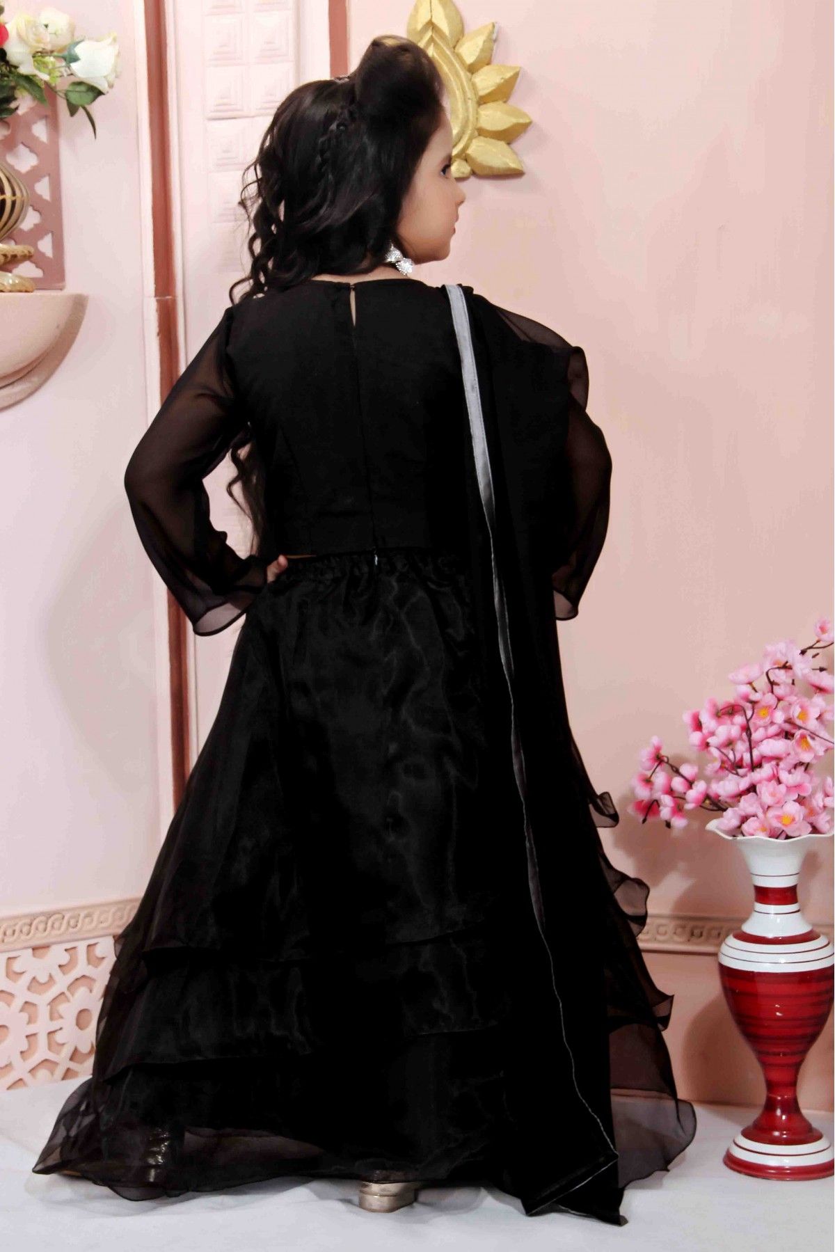 Impressive Black Designer Party Wear Embroidered Lehenga – TheDesignerSaree