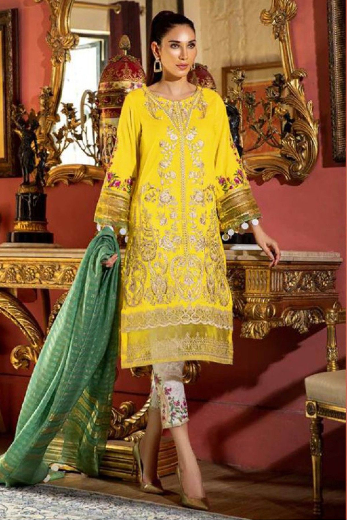 Heavy Cotton Wholesale Eid Special Pakistani Suits 2 Pieces Catalog Catalog