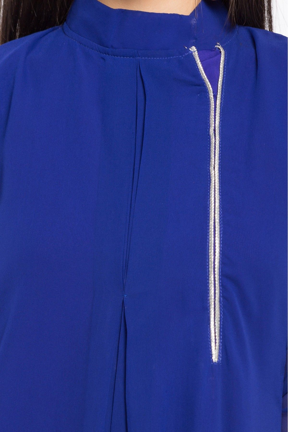 Plus Size Faux Georgette Kurti In Blue Colour Size Available Upto 66 - KR2710211