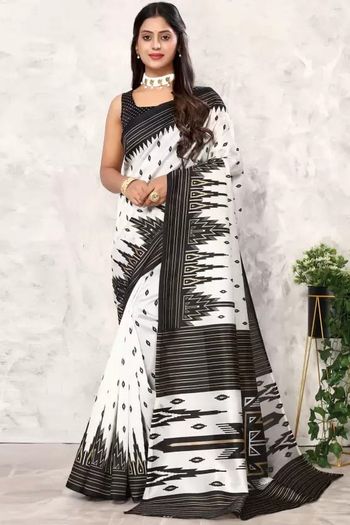 Art Silk Casual Wear Printed Saree SR05170273