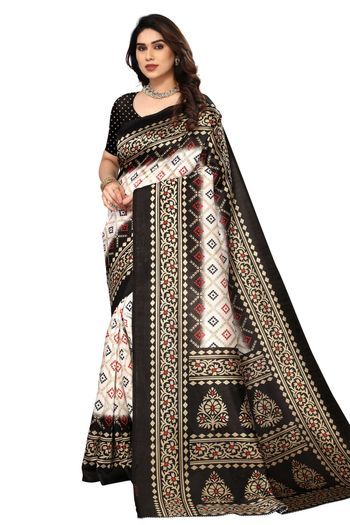 Art Silk Casual Wear Printed Saree SR05170297