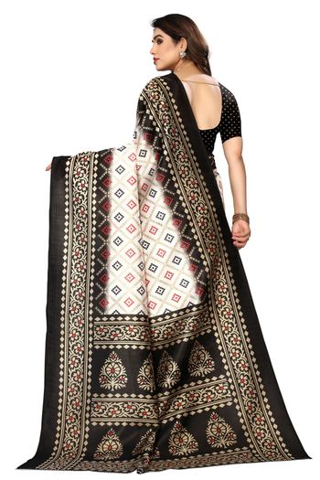 Art Silk Casual Wear Printed Saree SR05170297