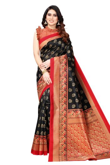 Art Silk Casual Wear Printed Saree SR05170329