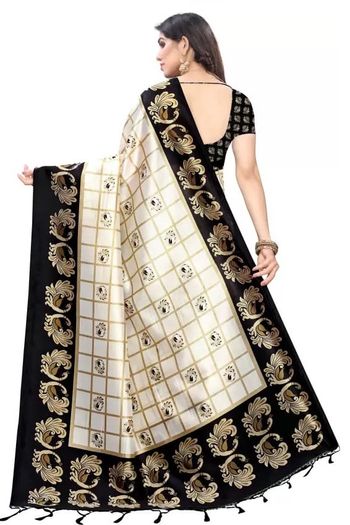 Art Silk Casual Wear Printed Saree SR05170343