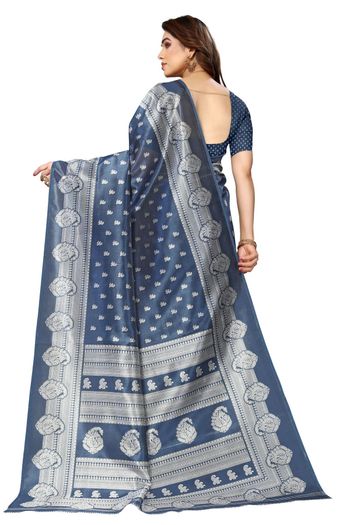 Art Silk Casual Wear Printed Saree SR05170293