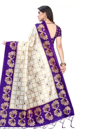 Art Silk Casual Wear Printed Saree SR05170346