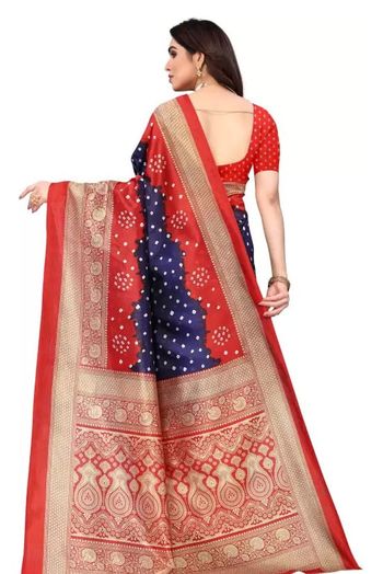 Art Silk Casual Wear Printed Saree SR05170347