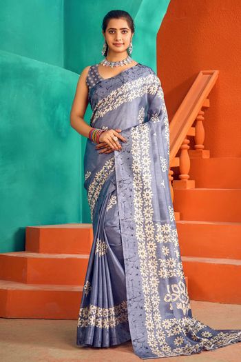 Art Silk Casual Wear Printed Saree SR05170354