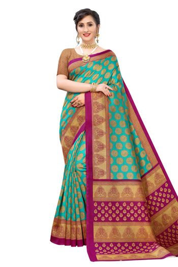Art Silk Casual Wear Printed Saree SR05170261