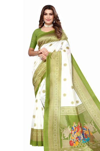 Art Silk Casual Wear Printed Saree SR05170278