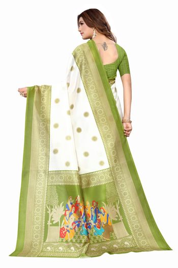 Art Silk Casual Wear Printed Saree SR05170278