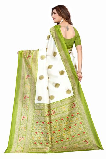 Art Silk Casual Wear Printed Saree SR05170286