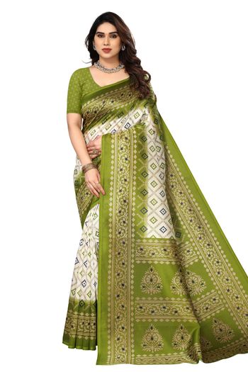 Art Silk Casual Wear Printed Saree SR05170298