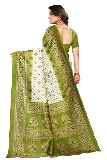 Art Silk Casual Wear Printed Saree SR05170298