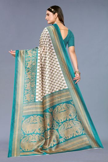 Art Silk Casual Wear Printed Saree SR05170307