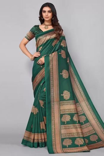 Art Silk Casual Wear Printed Saree SR05170309