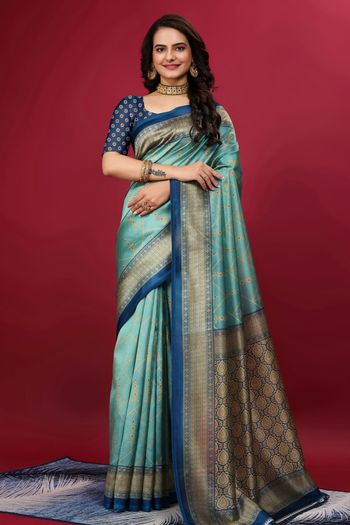 Art Silk Casual Wear Printed Saree SR05170320