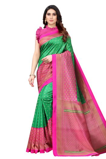 Art Silk Casual Wear Printed Saree SR05170333