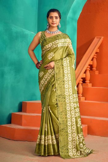 Art Silk Casual Wear Printed Saree SR05170352