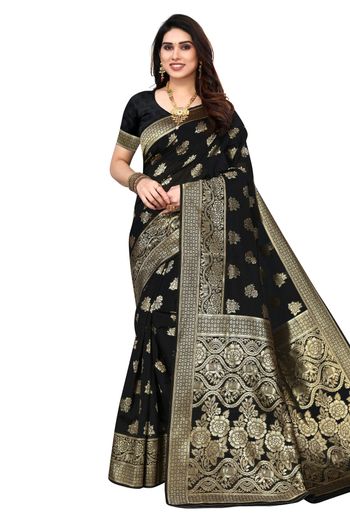 Art Silk Casual Wear Printed Saree SR05170373