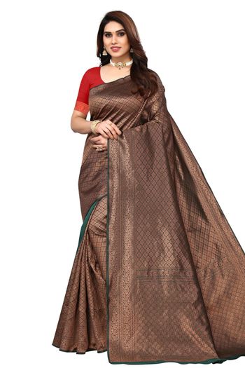 Art Silk Casual Wear Printed Saree SR05170395