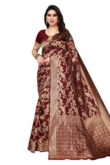 Art Silk Casual Wear Printed Saree SR05170383