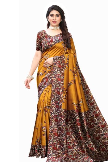 Art Silk Casual Wear Printed Saree SR05170236