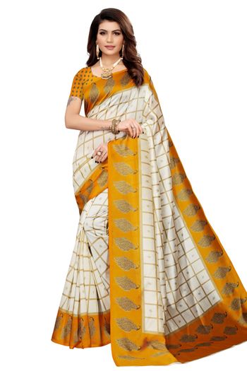 Art Silk Casual Wear Printed Saree SR05170242