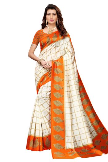 Art Silk Casual Wear Printed Saree SR05170241