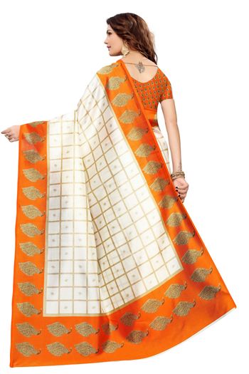 Art Silk Casual Wear Printed Saree SR05170241