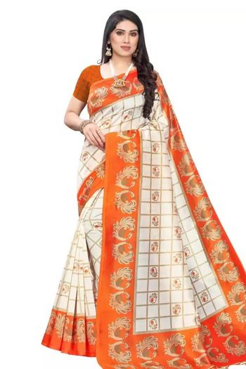 Art Silk Casual Wear Printed Saree SR05170344