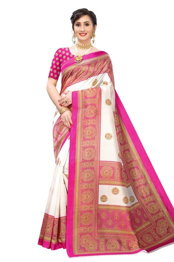 Art Silk Casual Wear Printed Saree SR05170262