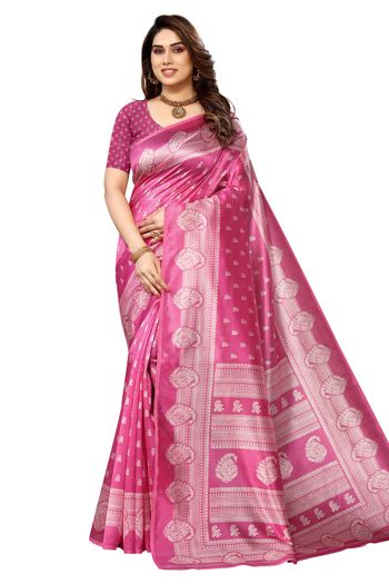 Art Silk Casual Wear Printed Saree SR05170292