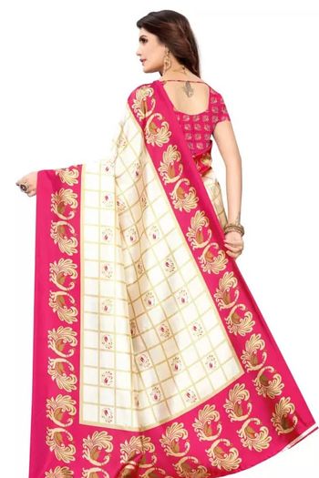 Art Silk Casual Wear Printed Saree SR05170345