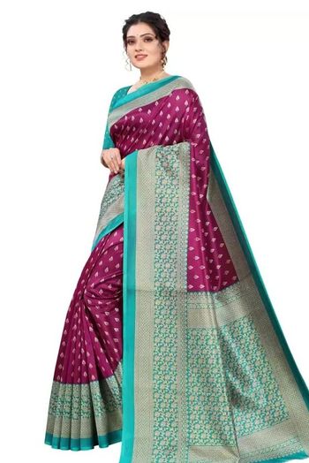 Art Silk Casual Wear Printed Saree SR05170339