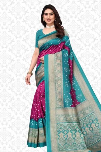 Art Silk Casual Wear Printed Saree SR05170342