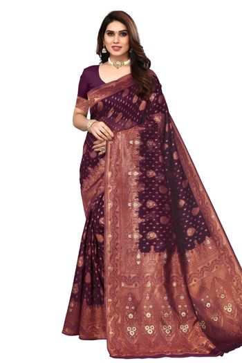 Art Silk Casual Wear Printed Saree SR05170393