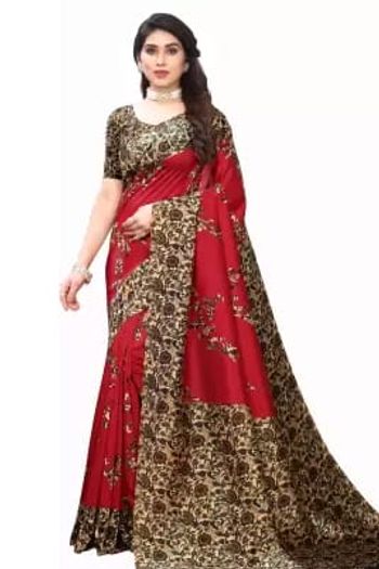 Art Silk Casual Wear Printed Saree SR05170237