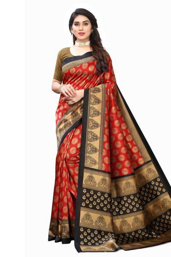 Art Silk Casual Wear Printed Saree SR05170260